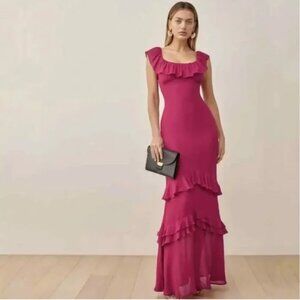 Reformation Tripoli Dress in Rhubarb size 4 NWT